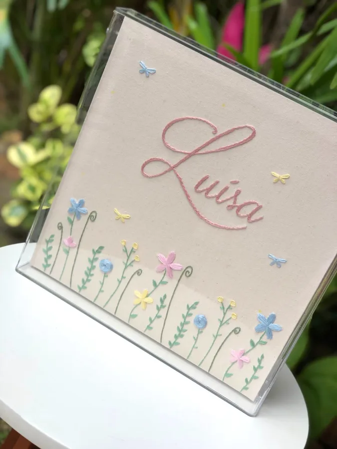 Quadro acrílico Floral