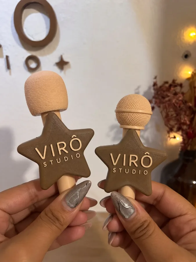 Mini Microfone Personalizado