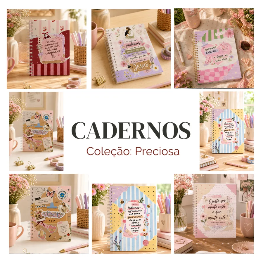 Cadernos - Coleção Preciosa