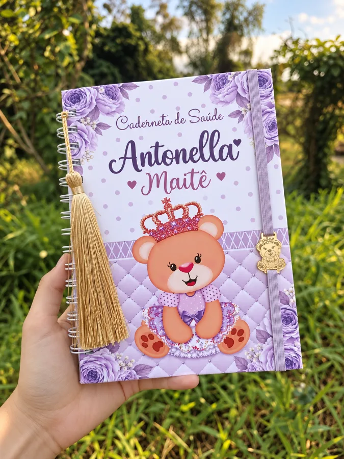 🌸 Caderneta de Saúde Feminina Personalizada 