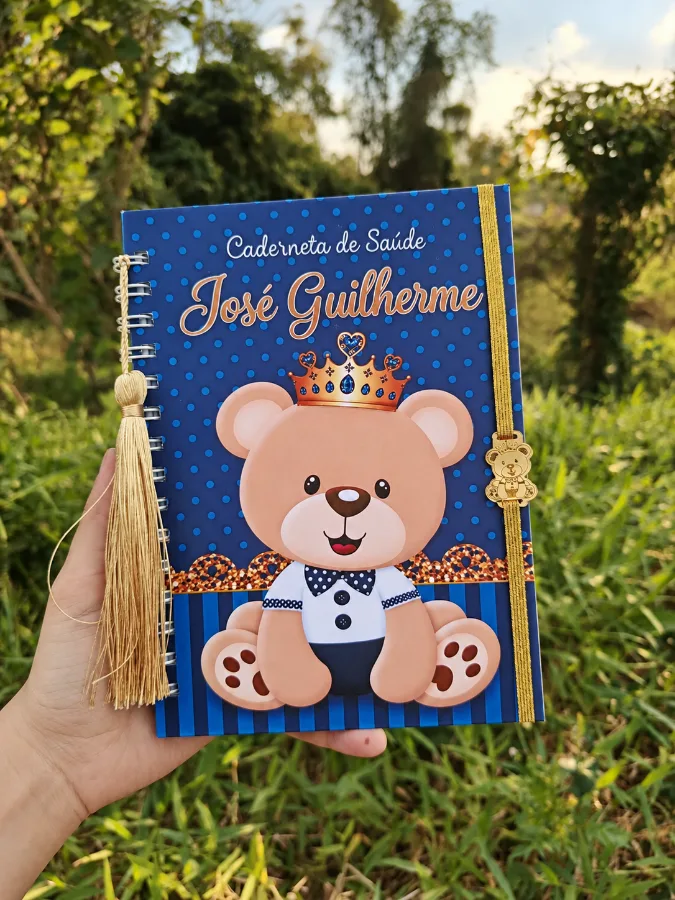 💙 Caderneta de Saúde Masculina Personalizada