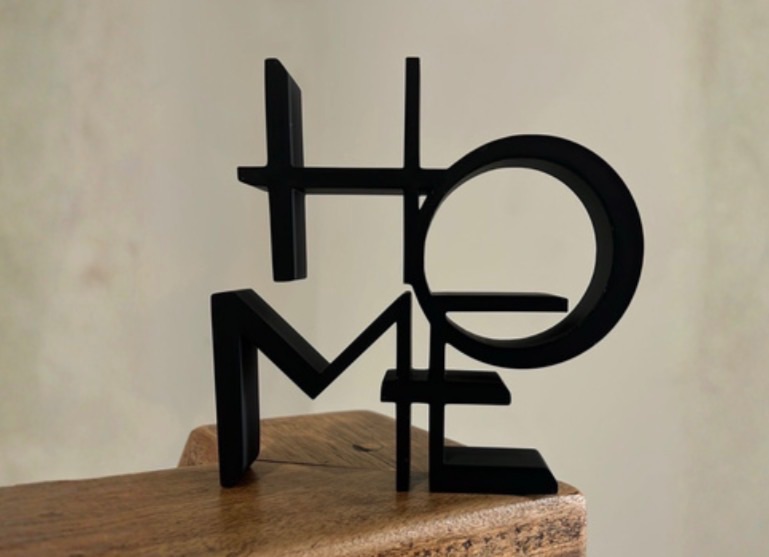 Letreiro Home Minimalista